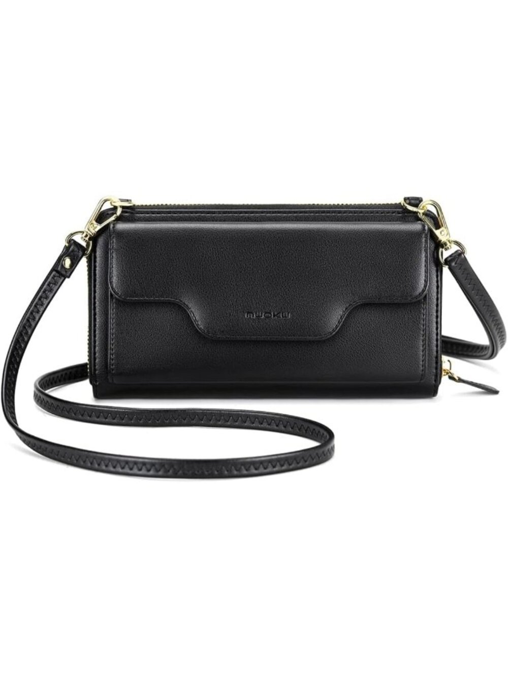 Stylish Small Purse for Women, RFID Blocking Wristlet Wallet & Crossbody Clutch